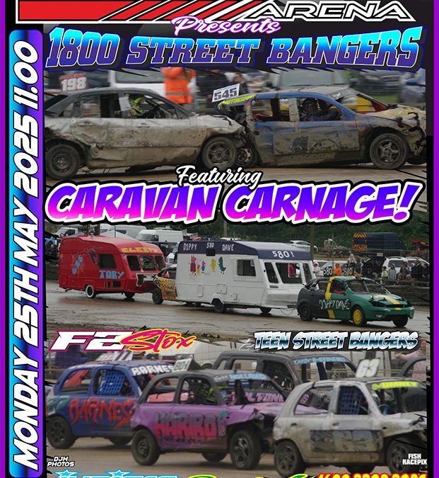 Bank Holiday Monday 25th May – Caravan Carnage!